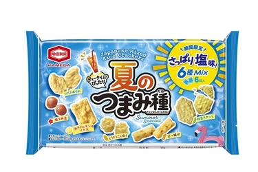 夏のおやつにちょうどいい！
さっぱりとした6種ＭＩＸ
『夏のつまみ種』期間限定発売