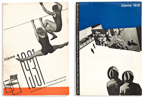 Ladislav Sutnar, Žijeme 1931 magazine cover