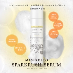 12,000ppmの高濃度炭酸×WビタミンCで全身の 「巡り」をブースト　 次世代スパークリングスプレー新登場！