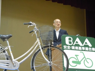 ＜自転車の安全利用促進委員会レポート＞ 通学時の自転車事故3年連続ワースト1の群馬県　 800名以上が自転車通学の群馬県立高崎工業高等学校にて 工業高校ならではの交通安全教室を実施しました