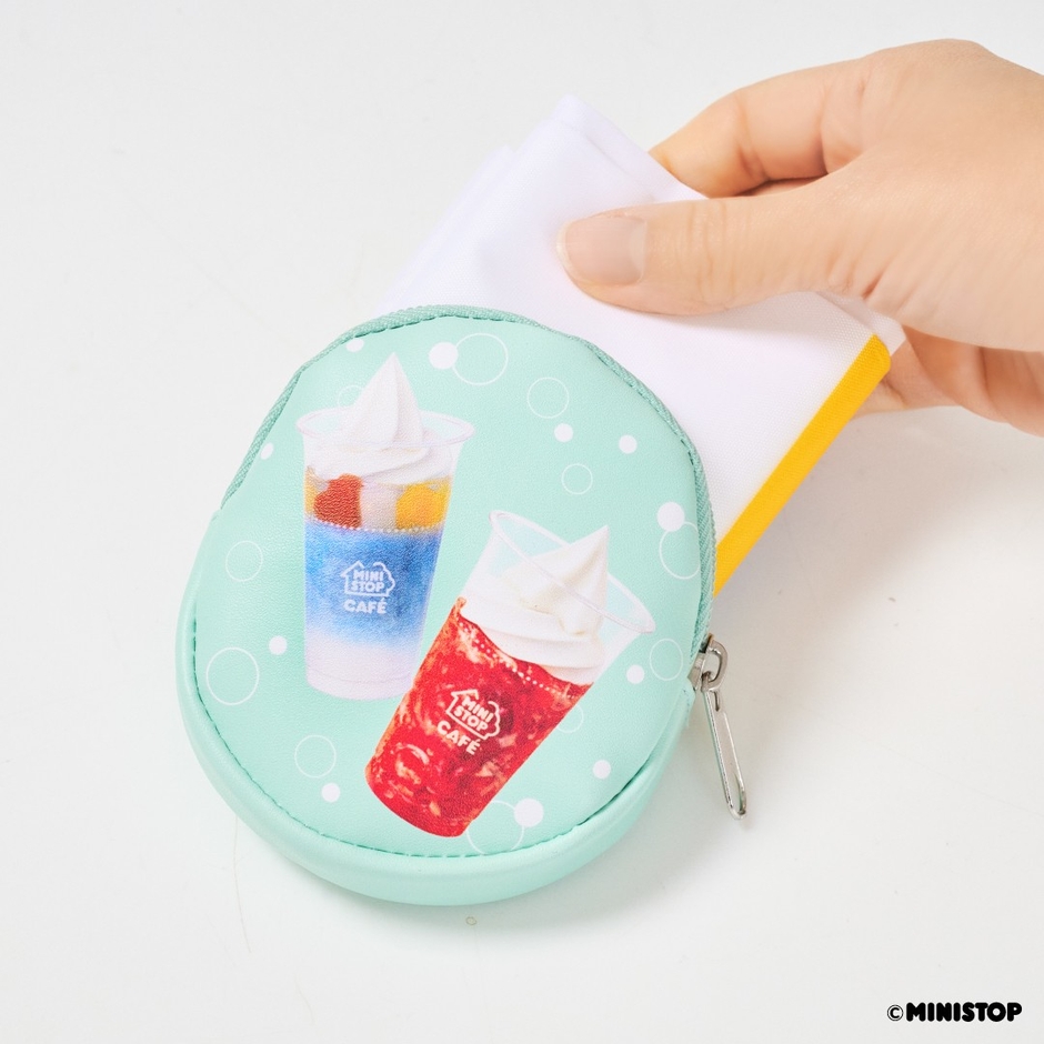 <コロンと丸い合皮ポーチ>イメージ画像