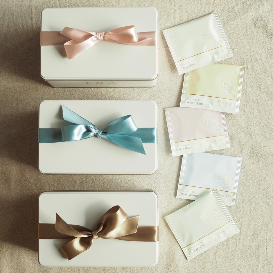 amsu teaを代表する20種類のティーバッグ