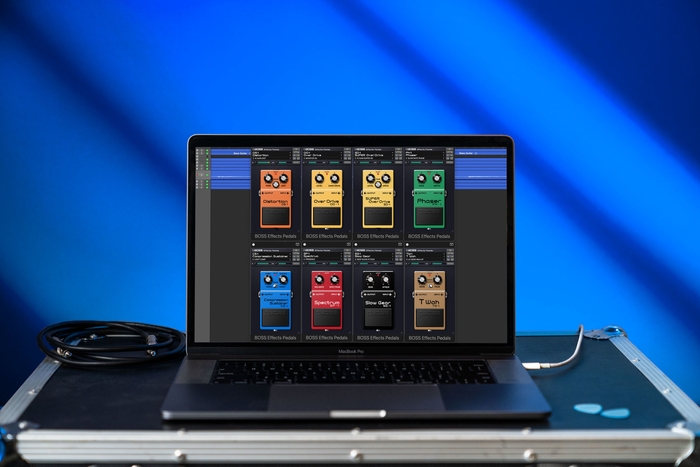 『BOSS Effects Pedals』 PC画面イメージ