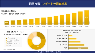 銅箔市場の発展、傾向、需要、成長分析および予測2024ー2036年