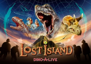 360度ドーム型映像ビューイングを実証実験 リアルな恐竜の実写映像「LOST ISLAND　DINO-A-LIVE」を上映 文化庁委託事業「文化芸術収益力強化事業」の一環として 抽選で100名様を無料ご招待