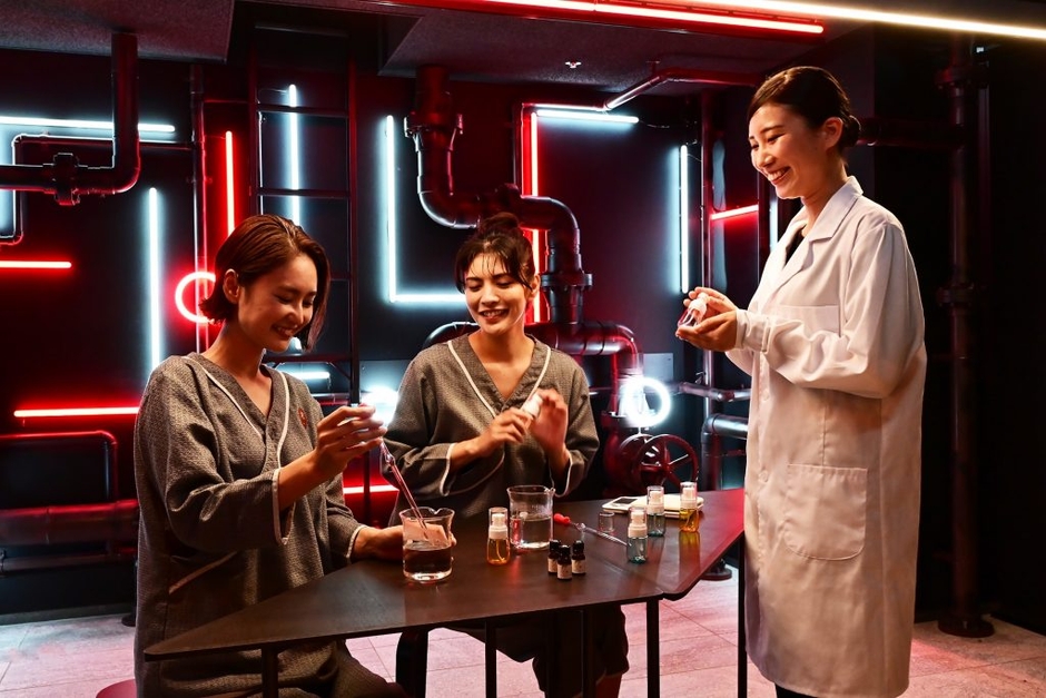 温泉ミスト作り