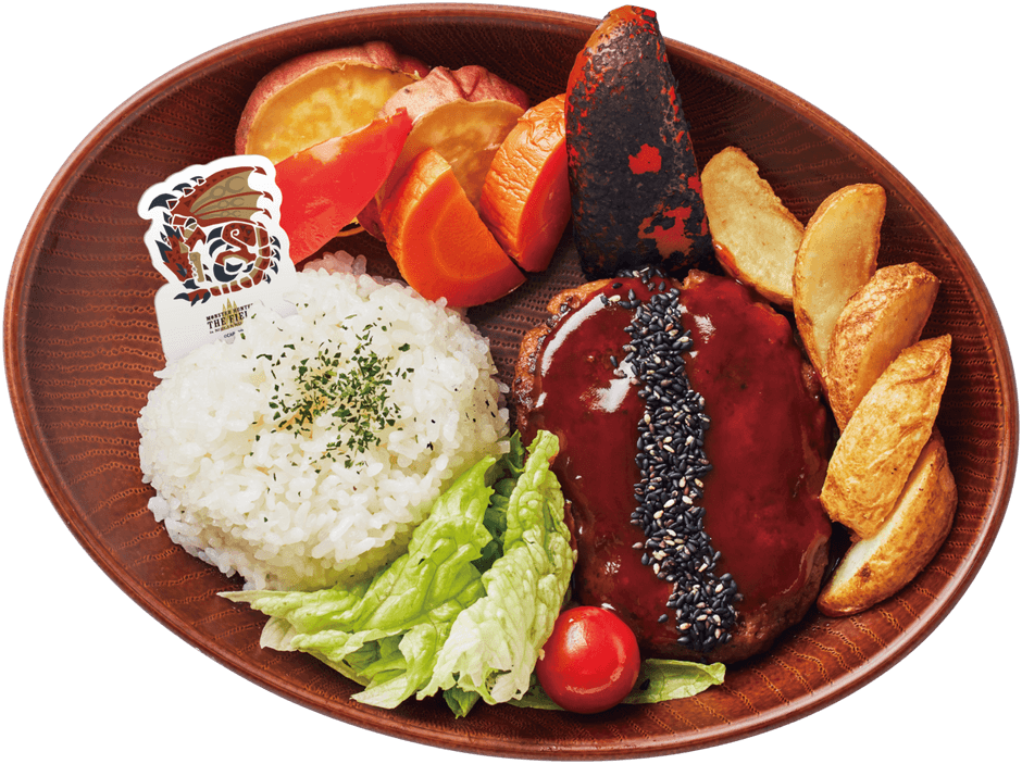 ▲ハンター飯プレート ~リオレウスの尻尾~ /1,800円(税込)