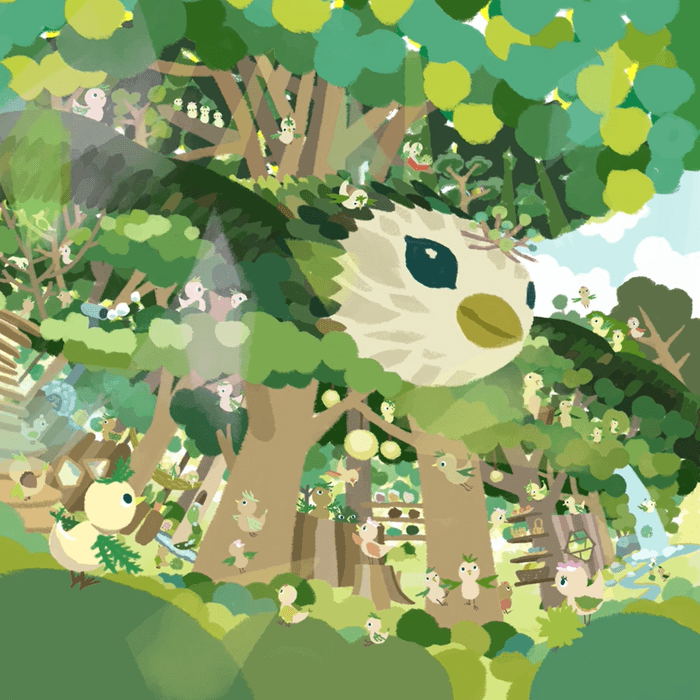 つなぐの森 ハリプー イメージイラスト