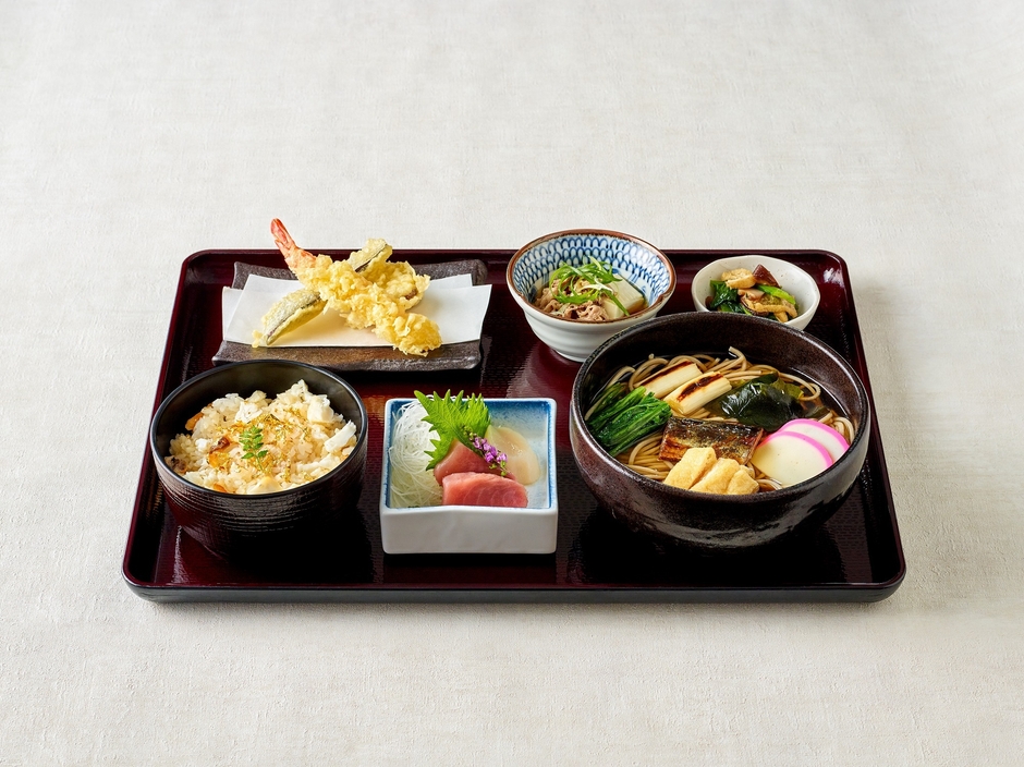 金箔鯛めし付き年越しそば御膳