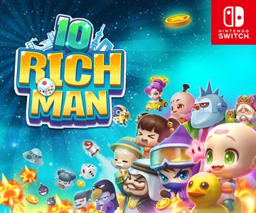 累計70万本を記録した人気ボードゲーム『リッチマン10』が 8月26日よりNintendo Switchに登場！　 ～2週間限定、15％オフのセールも開催～