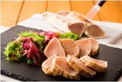 <パフォーマンスコーナー> 炙りシーフードのカルパッチョ風