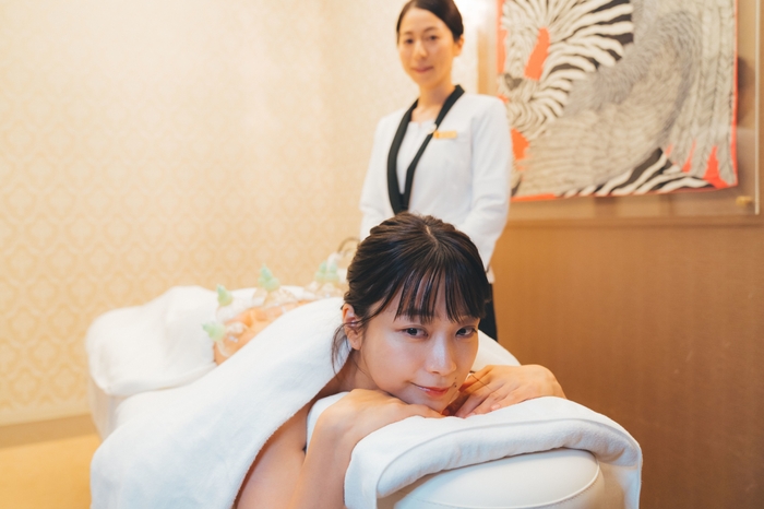 出演者もエステコースを体験!