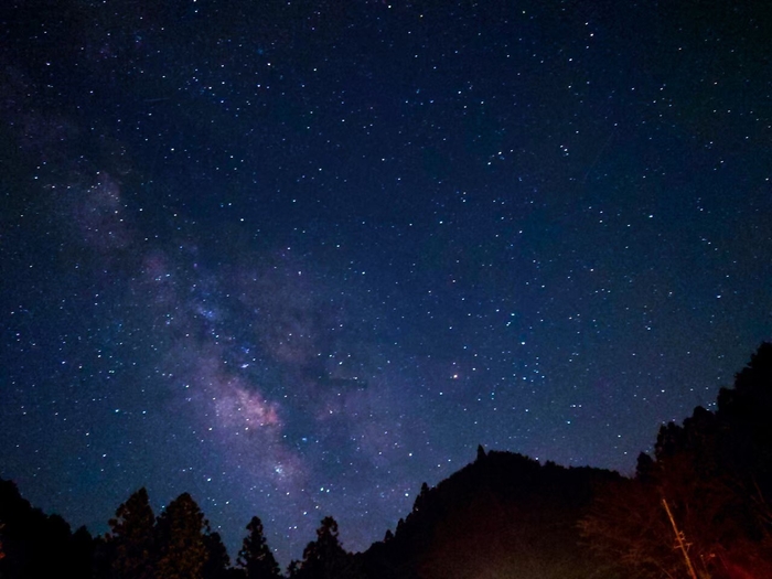 星空がきれいです