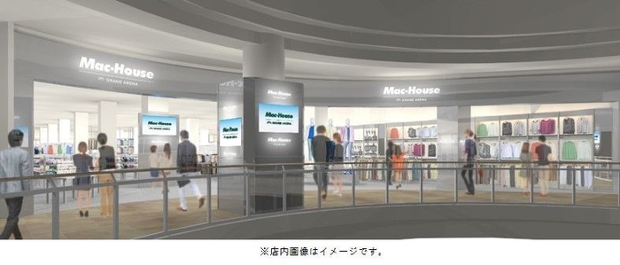 マックハウス史上最大規模を誇る新業態 『マックハウス グランドアリーナ イオンモール新発田店』 10月6日(土）オープン！_1