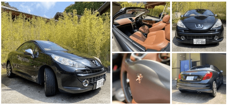 プジョー206cc　クーペカブリオレ