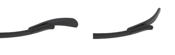 ▲テンプル(つる)先の「Zoff CLAP CLICK 構造」(特許出願中)