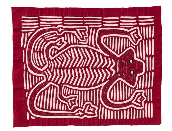 イグアナのモラ 1970年代 Mola from Elisabeth Hans Collection. (c) Diana Marks.