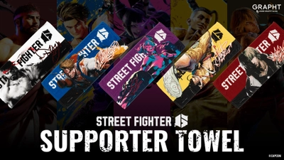 GRAPHT、サポーターとしての熱い想いを届ける　 「STREET FIGHTER 6」サポータータオルをリリース　 GRAPHT OFFICIAL STOREにて8月8日(木)より予約開始