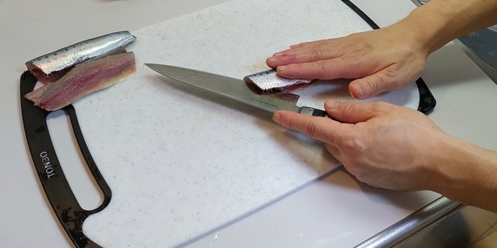 お魚をさばく際も全く滑りません!