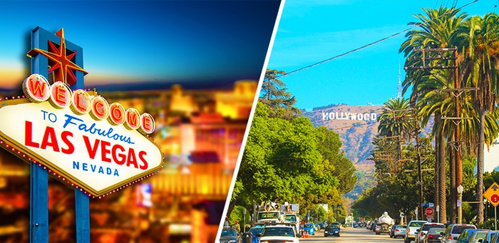 目玉商品:ラスベガス3泊&ロサンゼルス2泊 7日間