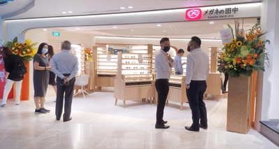 メガネの田中、シンガポール・オーチャードロードに海外1号店　 楽しいお買い物環境・パーソナライズ接客を海外で展開