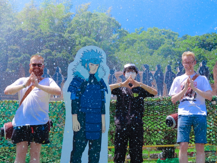 ▲“印”を結んで、忍術発動!