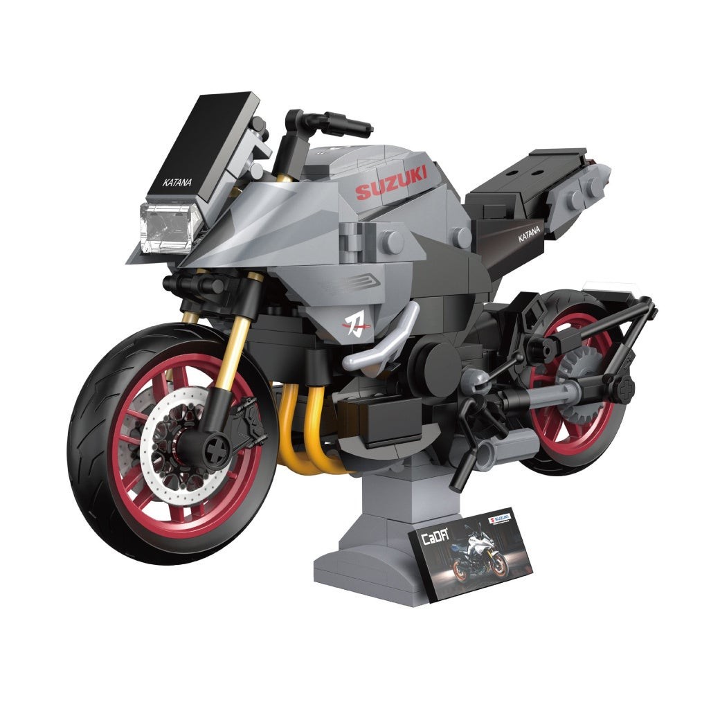 スズキ「KATANA」を1/12スケールでリアルに再現!310ピースのブロックモデルが登場