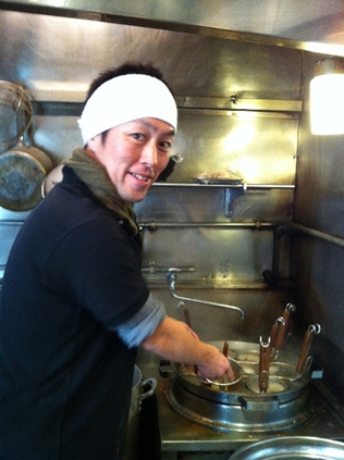 ラーメン店主時代の矢田氏