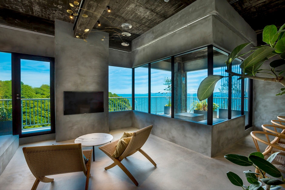 全室オーシャンビュー+テラス付