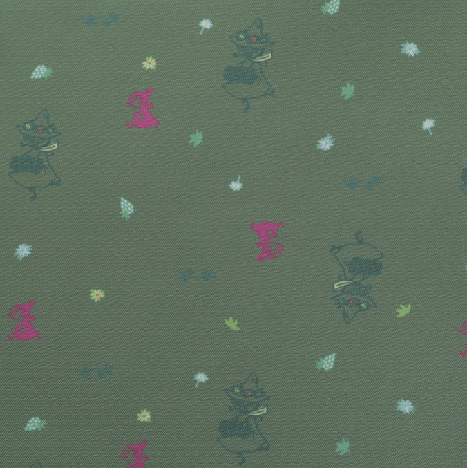 スナフキンとミイのオリジナル裏地