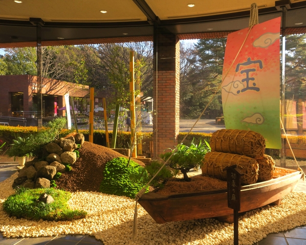 新春の植物展の様子(令和7年撮影)