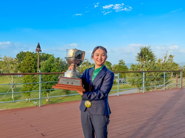 初出場で優勝した河邉りえ（社会福祉学部1年）