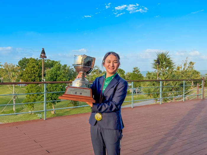 初出場で優勝した河邉りえ(社会福祉学部1年)