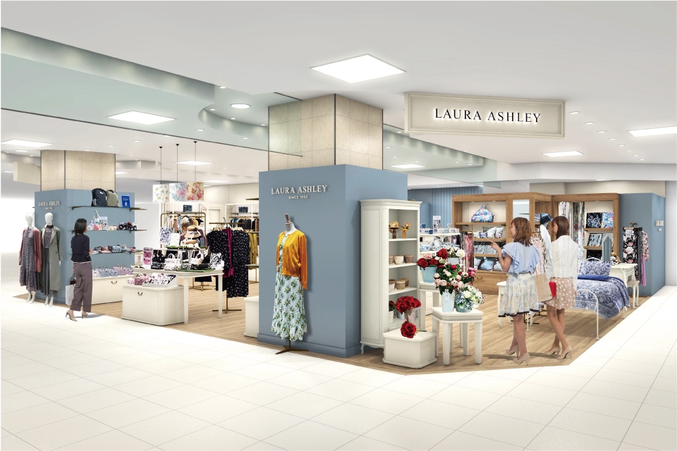 LAURA ASHLEY（ローラ アシュレイ） 12月8日（金） 堺 高島屋に新店舗をオープン NEWSCAST
