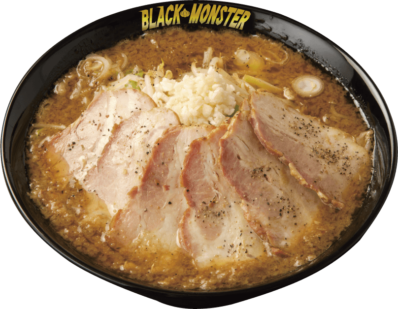 嵐げんこつ BLACK MONSTERチャーシューメン(990円税込み)