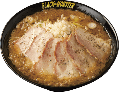 嵐げんこつ BLACK MONSTERチャーシューメン(990円税込み)
