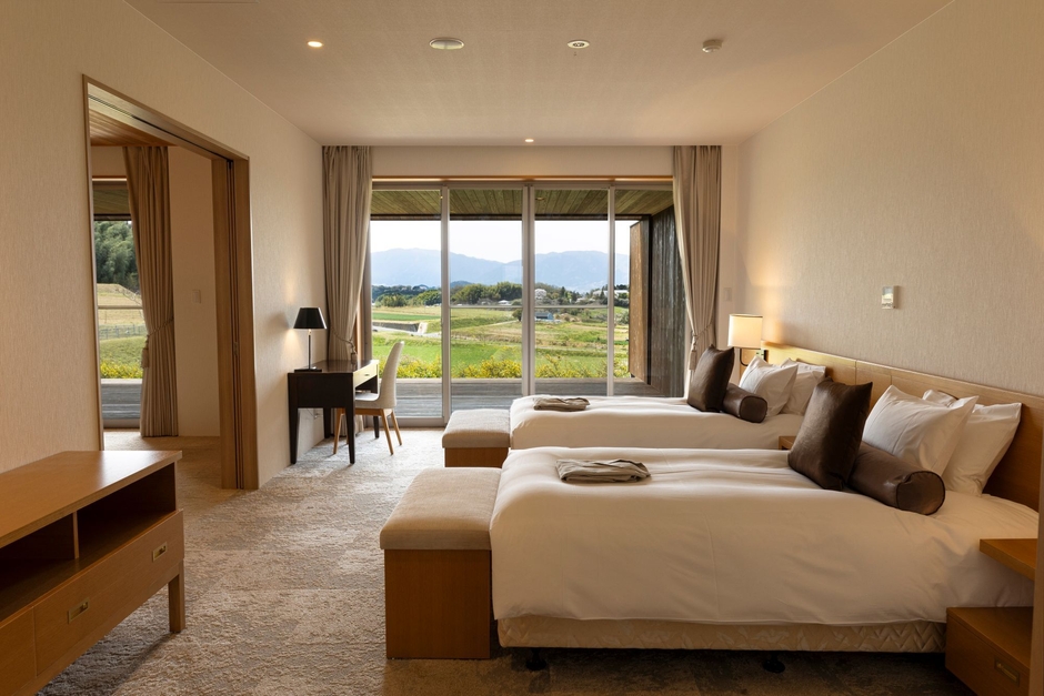 スイートルーム・ベッドルームからの景色