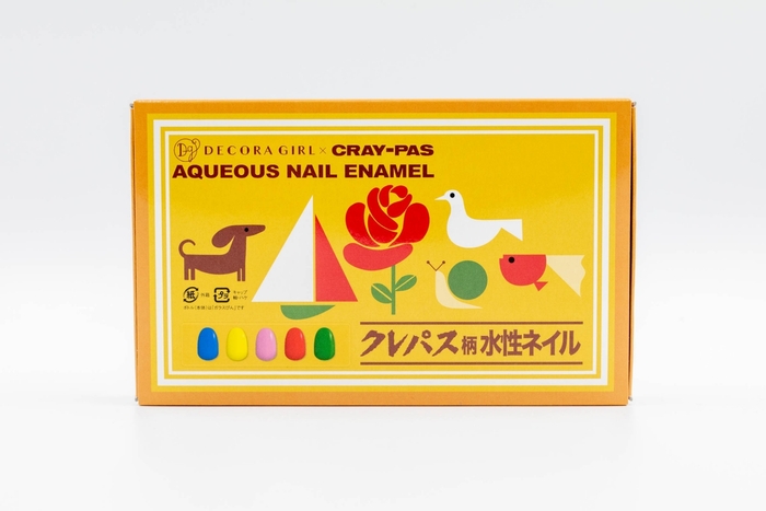 クレパス柄水性ネイルマットシリーズ5色+BTセット(1)