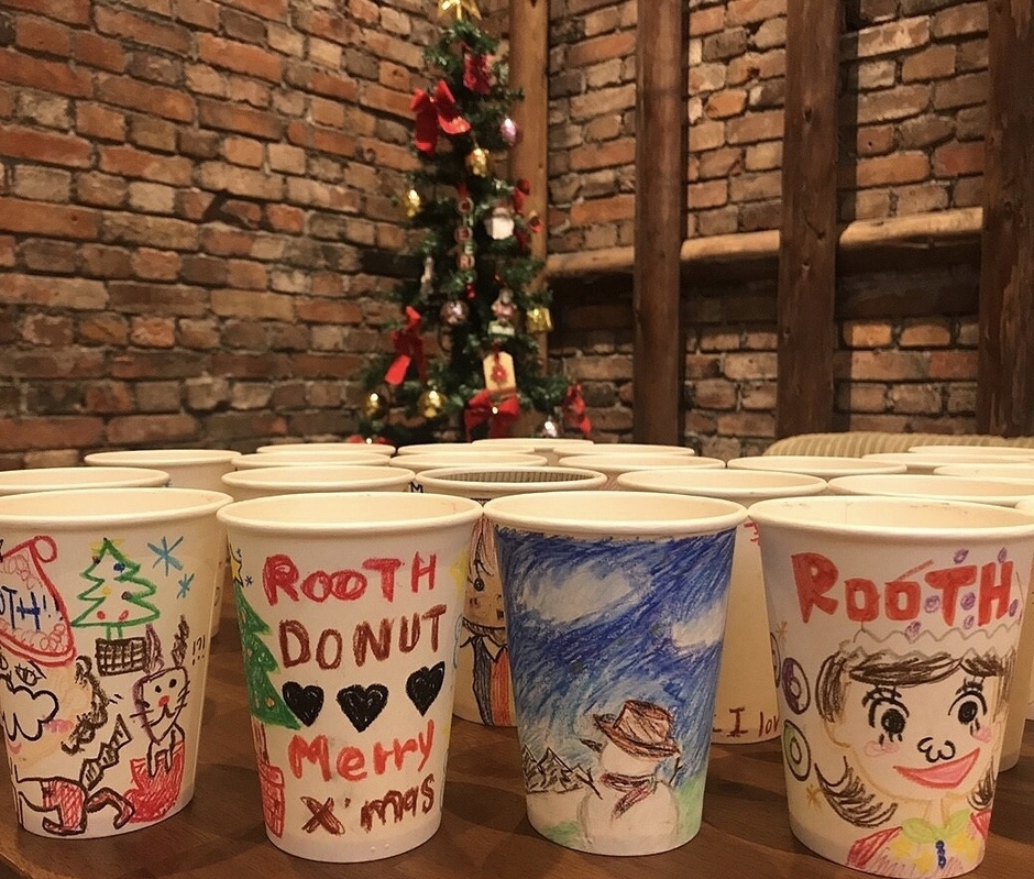 コーヒーカップ ペインティング