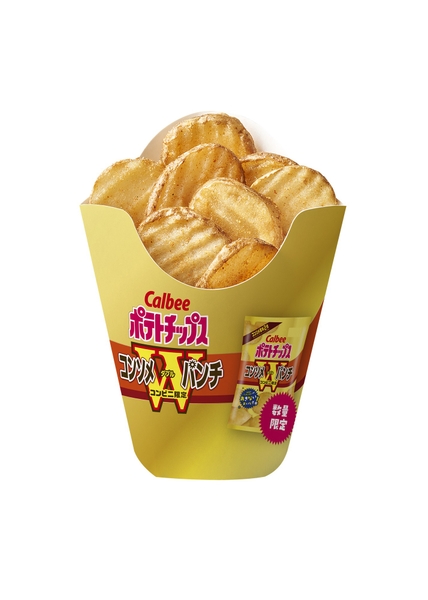 北海道ウェーブポテト コンソメWパンチ商品画像(画像はイメージです。)