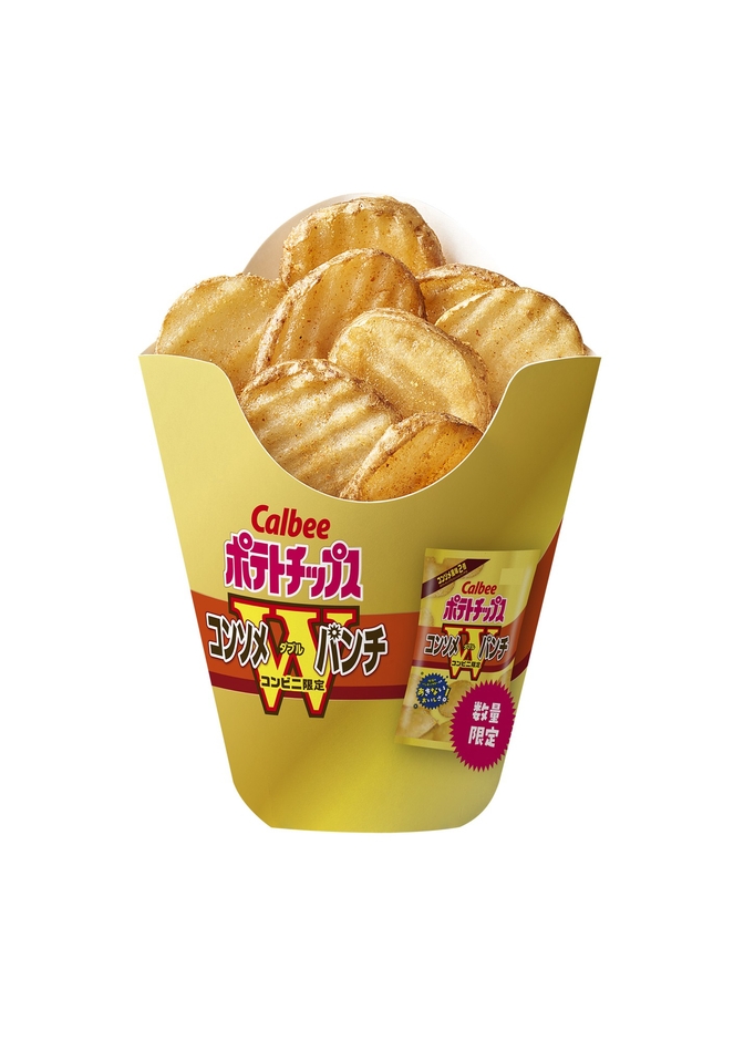 北海道ウェーブポテト コンソメWパンチ商品画像(画像はイメージです。)