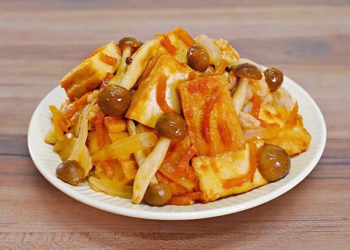 調理例（きのこを加えたアレンジ）