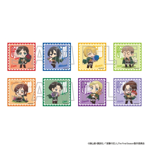 ▲「キューブ型缶バッジ(全8種/ランダム)」 /385円(税込) ※コンプリートセットあり