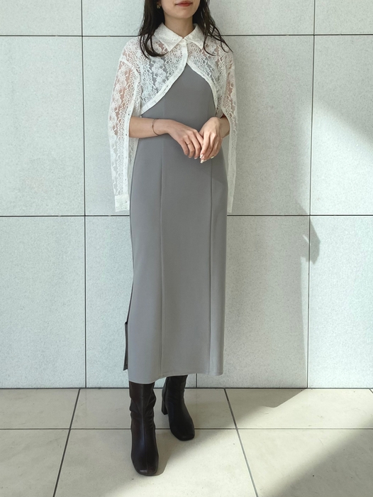 レースショートシャツ&キャミワンピースセット(1)