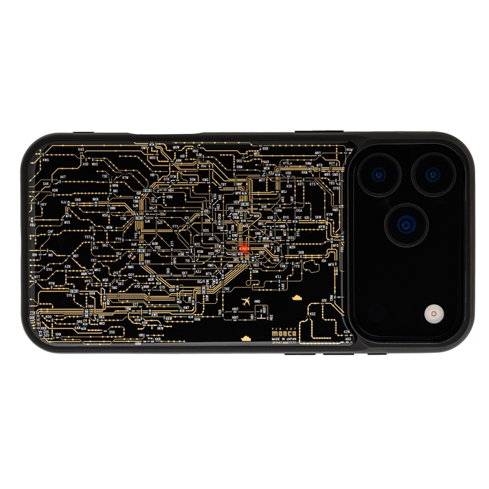 FLASH 東京回路線図 iPhone 17 Pro Maxケース 黒
