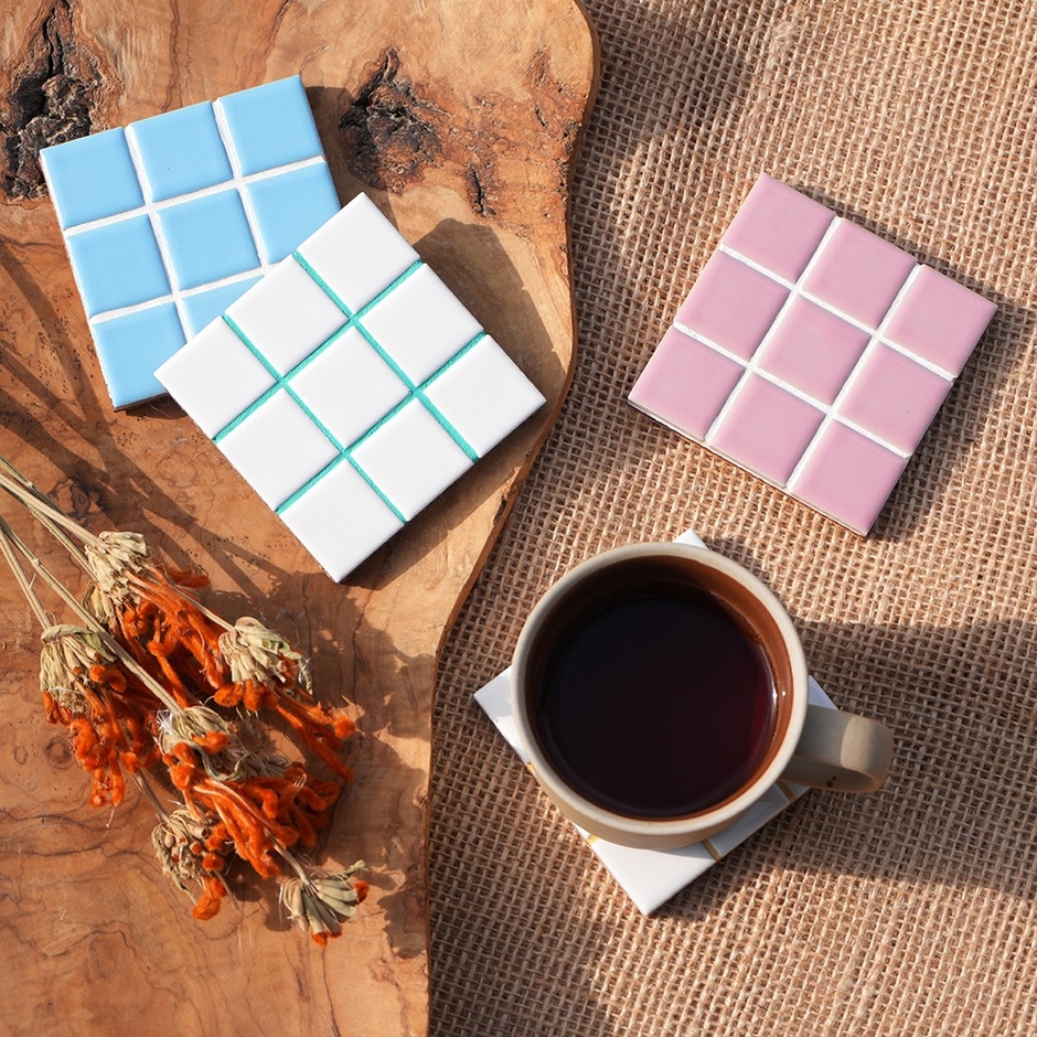 タイルコースター 制作:COCOCOCO