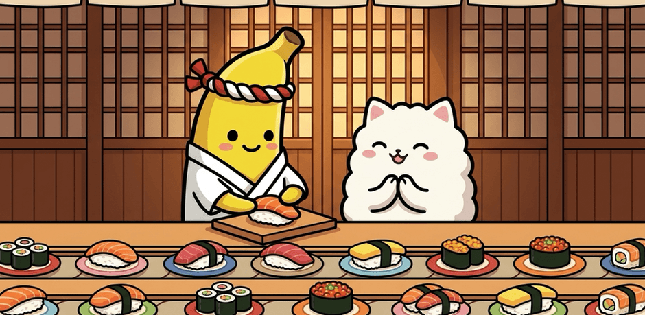 バナナ大将のお店にどうぶつたちがやってきた！
