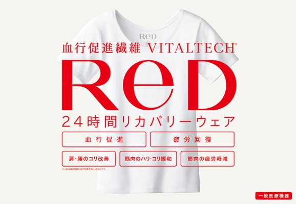 24時間リカバリーウェア「ReD(レッド)」 阪急うめだ本店「GREEN AGE」でPOP-UPイベントを開催