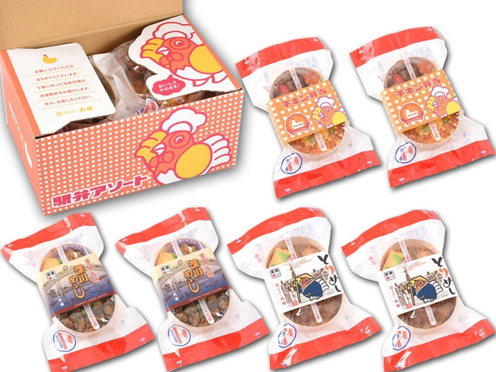 冷凍駅弁アソート内容