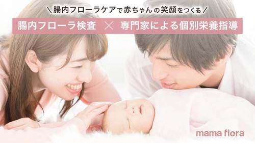 妊娠中のママと赤ちゃんの腸活支援サービス「mamaflora」クラウドファンディングを開始！